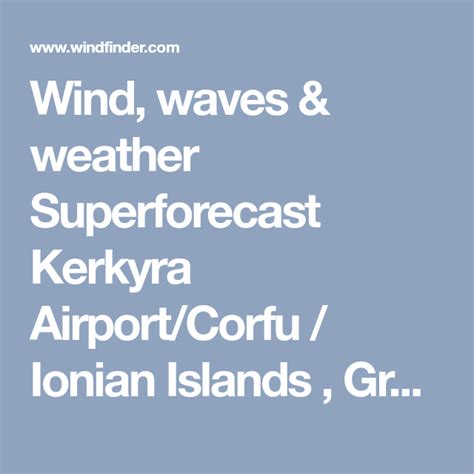Wind, waves & weather Superforecast Korbous .